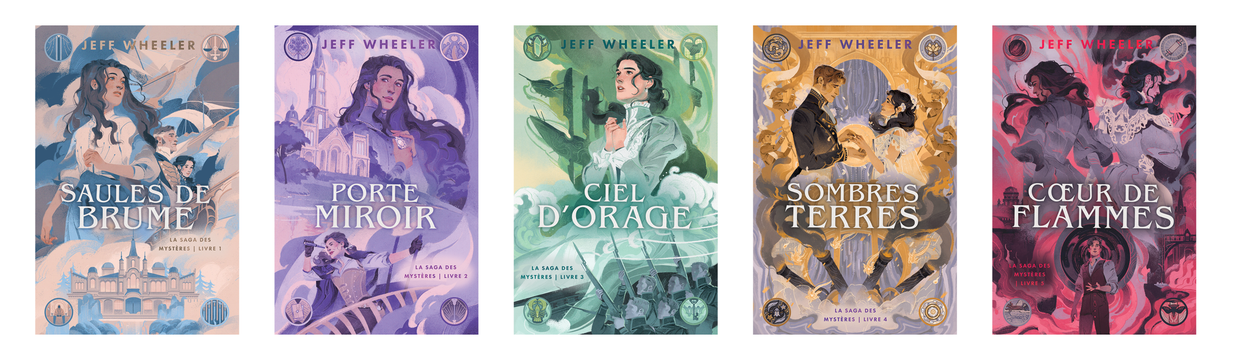 La Saga des Mystères 5 tomes